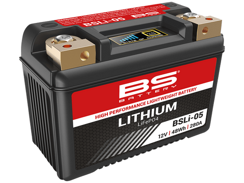 BS Battery BSLi-05 Lithium Motorcycle Battery (LiFePO4) (280 CA)
