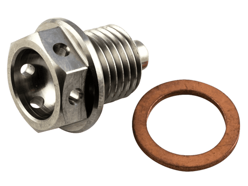 Pro-Bolt Titanium Race Drilled Magnetic Drain Bolt M12x1.5x15
Ducati 1098
Ducati 1198
Ducati 848 / Streetfighter
Ducati Desmosedici
Ducati Diavel
Ducati Hypermotard
Ducati Monster 996
Ducati Multistrada
Ducati Sport Classic
Honda CBR 1000RR (2004+)
Honda CBR 1000RR-R
Honda CBR 600RR
Honda Grom
Honda RC51
Kawasaki Ninja 250
Kawasaki Ninja 300
Kawasaki Ninja 400
Kawasaki Ninja 500
Kawasaki Ninja H2/R
Kawasaki Z1000 / Z800
Kawasaki ZX-10R (2011+)
Kawasaki ZX-14R
Kawasaki ZX-6R (2003+)
Kawaskai ZX-4R (2024+)
Yamaha R3
*Please Check your Bike to Ensure Proper Sizing / Fitment
