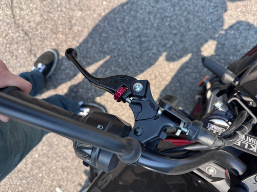 ASV Suzuki SV650 Clutch Lever Installed