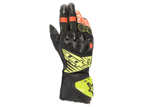 Alpinestars GP Tech V2 Gloves Kangaroo (Black/Yellow Fluo/White/Red Fluo)
Kangaroo Construction