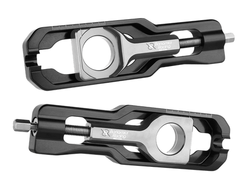 Bonamici Kawasaki Ninja ZX-6R Chain Adjuster (2019+) (Silver)