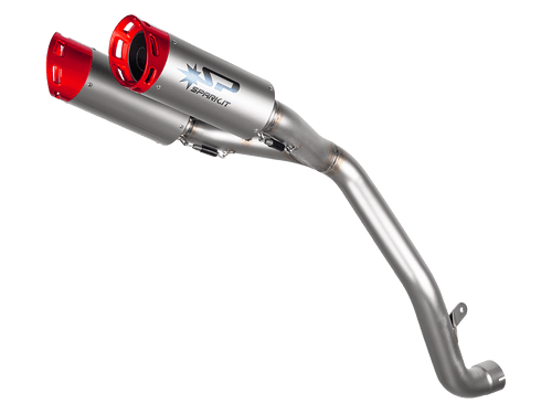 Spark Triumph Speed Triple 1200 "Double Dyno" High Mount Exhaust (Red)