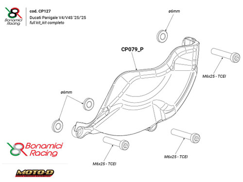 Bonamici Ducati Panigale V4/S Case Savers (2025+)