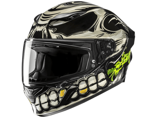 HJC i11 Helmet Acid Skull MC5 Black/White/Green