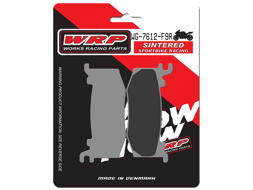WRP Brake Pads Dual Sinter DS Racing Superbike 7612 F9R
Fitment
Same as SBS 1012 DS1
Fits Brembo Hypure Caliper
Ducati Panigale V4 (2025+)
Aprilia RSV4 1100 (2025+)
KTM 990 RC-R (2025+) WRP Brake Pads Dual Sinter DS Racing Superbike 7612 F9R
Fitment
Same as SBS 1012 DS1
Fits Brembo Hypure Caliper
Ducati Panigale V4 (2025+)
Aprilia RSV4 1100 (2025+)
KTM 990 RC-R (2025+)