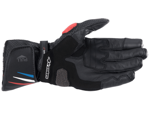 Alpinestars SP-8 V3 Honda Leather Gloves (Black/Red/Blue)