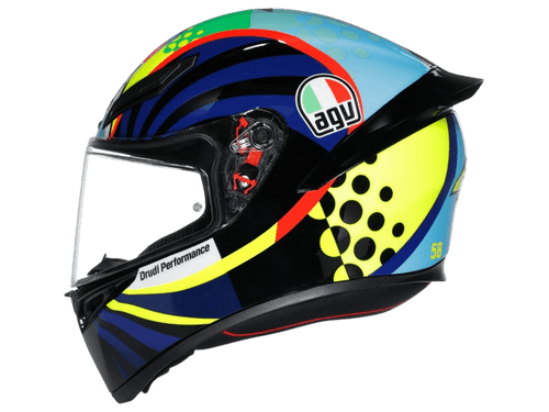 AGV K1 S Rossi Winter Test 2020 Helmet  Blue/Yellow/Black AGV K1 S Rossi Winter Test 2020 Helmet  Blue/Yellow/Black
