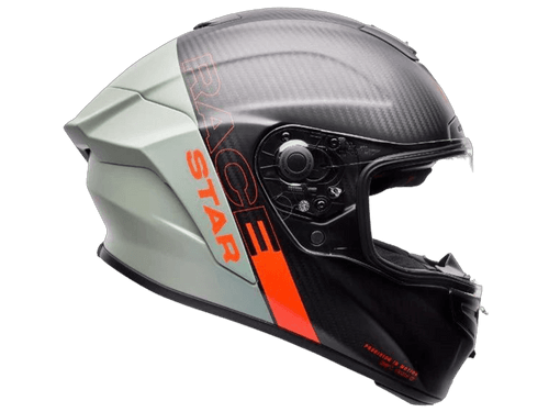 Bell Carbon "Race Star" Flex DLX Helmet Strike Matte Orange