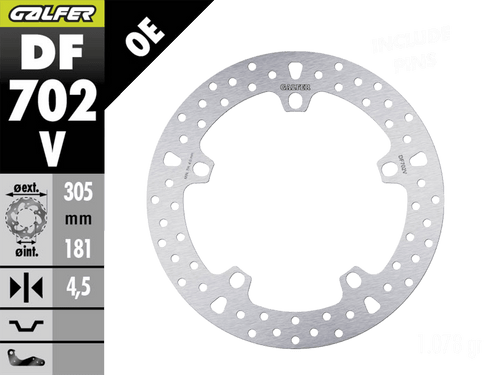 Galfer BMW R 1250/1200 GS/GSA Front Brake 305mm Rotor (2004+)