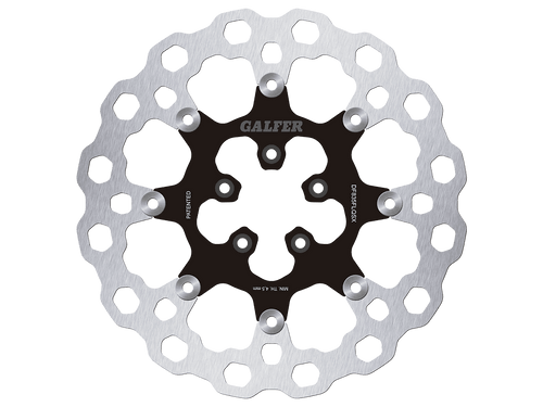 Galfer Harley Davidson Fat Boy 107/114/117 Front Brake 330mm Floating Cubiq Rotor (GLF-DF835FLQSX-A)
