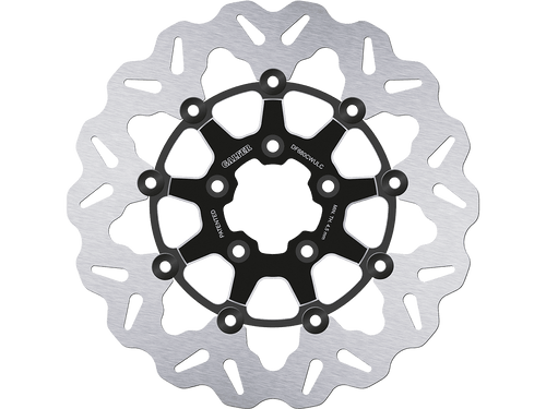 Galfer Harley Davidson Soft Tail Front Brake 292mm Billet Floating Wave Rotor (Contrast Black) (00-17) (GLF-DF680CWULC-A)