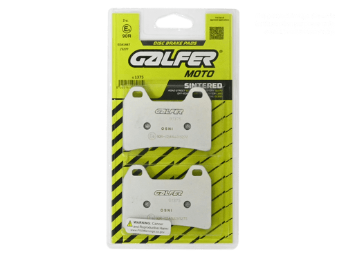 Galfer 1375 Street Brake Pads Ceramic Heat Barrier