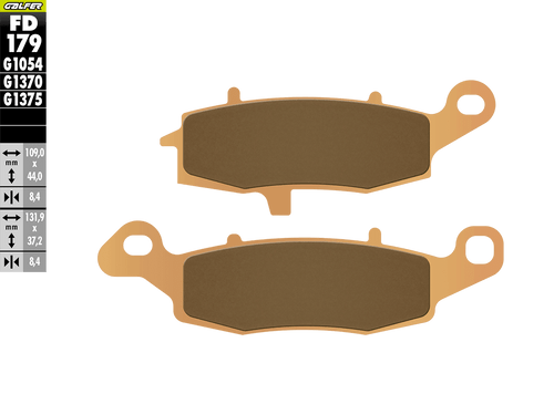 Galfer Motorcycle Brake Pads Street FD179G1375 - Front (2/pc) (FD179G1375)