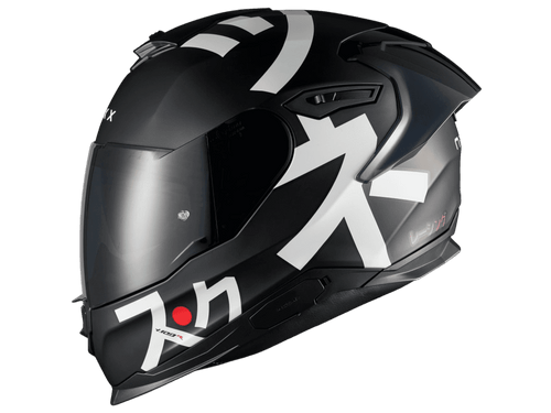 Nexx Y.100R Helmet Nippon Matte Black (+dark smoke visor)
