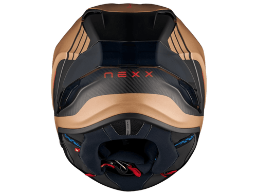 Nexx X.R3R Helmet Carbon Apex Matte Carbon / Copper (+dark smoke visor)