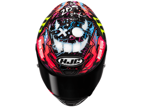 HJC RPHA 1N v2 Carbon Helmet Quartararo Funky Diablo White / Black