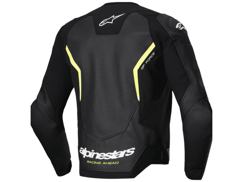 Alpinestars GP Force v2 Airflow Leather Jacket (Black / Yellow)