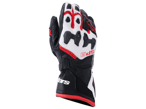Alpinestars SP-9 Gloves (White/Red/Black)