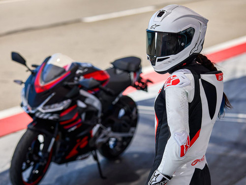 Alpinestars Stella GP-R7 Leather Race Suit (Black)