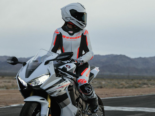 Alpinestars Stella GP-R7 Leather Race Suit (Black)