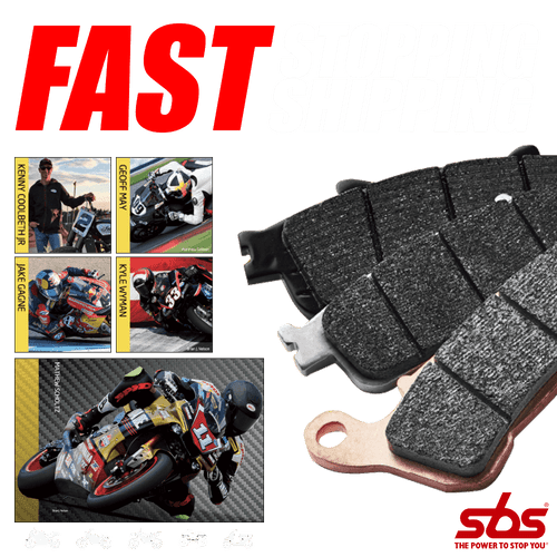 SBS Carbon Tech "Racing" Brake Pads 763 RQ - Rear