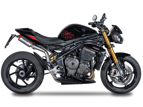 Spark Triumph Speed Triple 1200 "Double Dyno" High Mount Exhaust (Red) (2026+) (SP-GTR0109TR)