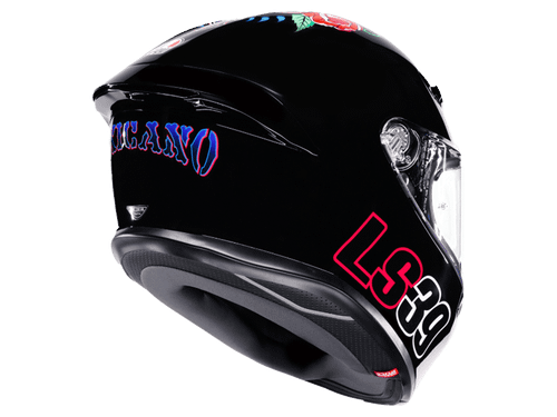 AGV K6 S Salom Tribute Helmet Black/Red/Green