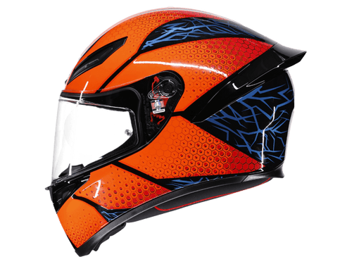 AGV K1 S Speedarmor Helmet  Matte Black / Orange / Blue 