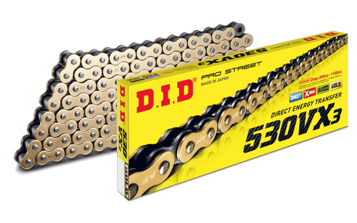 DID Street X-Ring VX3 Motorcycle Chain (530VX3) (RE-VX3-530)