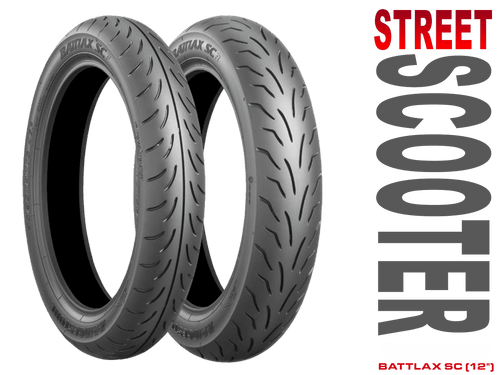 Bridgestone Battlax SC Scooter Tires 12"