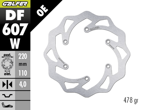 Galfer KTM 450 SMR Rear Brake Rotor (2021+)