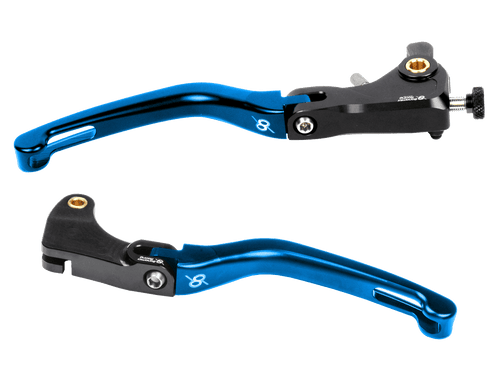Bonamici Yamaha R1 Brake & Clutch Levers (2025+) (Black/Blue) (Brembo Master)