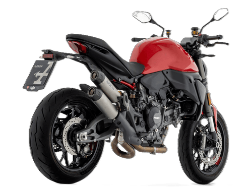 Arrow Ducati Monster V2 Round Sil Silencer Exhaust