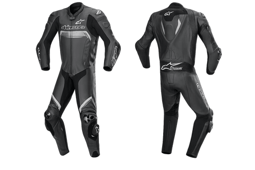 Alpinestars Missile Ignition V2 Leather Race Suit (Black/Black)