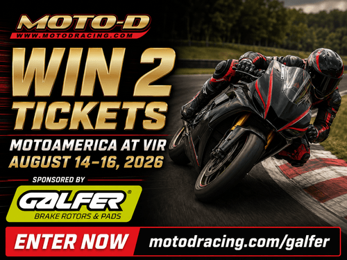 ! MotoAmerica @ VIR (2 Tickets Giveaway) Sponsored by Galfer