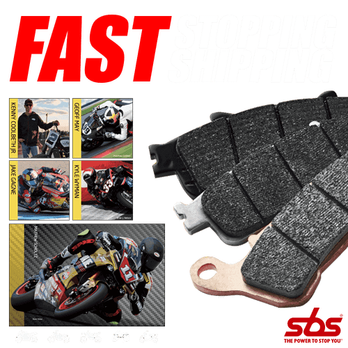 SBS Racing Sinter Ohvale GP-0 110/160/190 Brake Pads 885 RST - Front (2/pc)