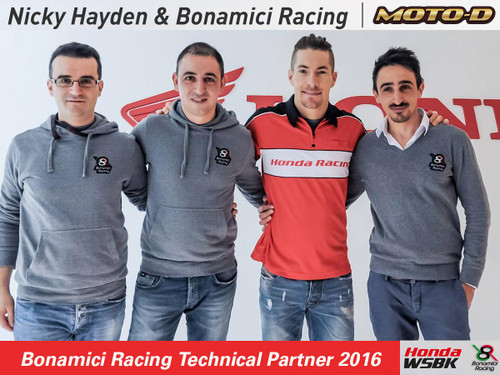 Nicky Hayden & Bonamici Racing 2016