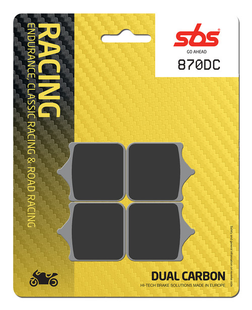 SBS Dual Carbon "Racing" Brake Pads 870 DC - Front