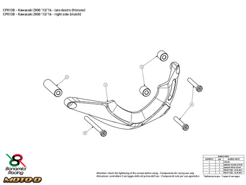 Bonamici Kawasaki Z800 Case Protector