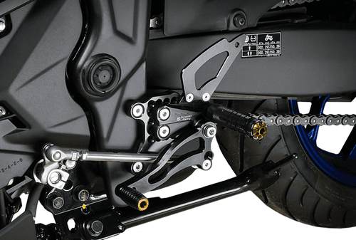 Bonamici Rearset Colored Toe & Footpeg Cap Set - Gold