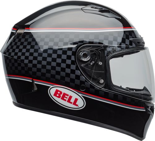 Bell "Qualifier DLX" Mips Motorcycle Helmet Breadwinner Gloss/Black/White