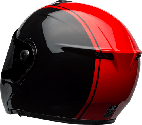 Bell "SRT" Modular Motorcycle Helmet Ribbon Gloss Black/Red motorcycle helmet