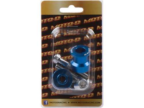 MOTO-D Swingarm Motorcycle Spools (Blue) 8MM