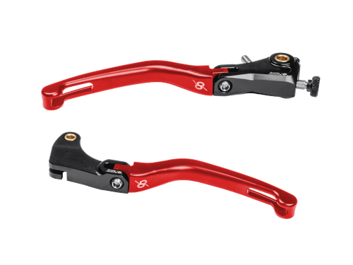 Bonamici MV Agusta F3 675 / 800 Folding Levers (Nissin Front Brake M/C) (Black/Red)