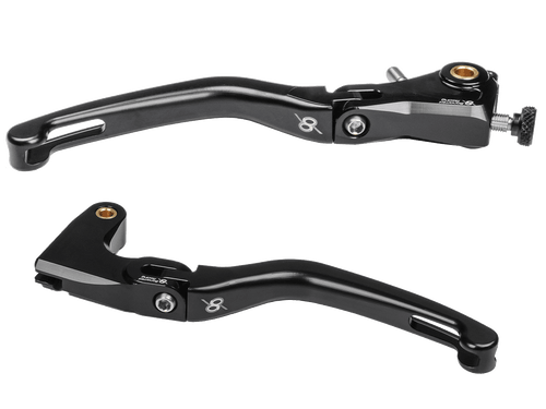 Bonamici Yamaha R6 (06-16) & R1 (04-14) Folding Levers (Black) Set