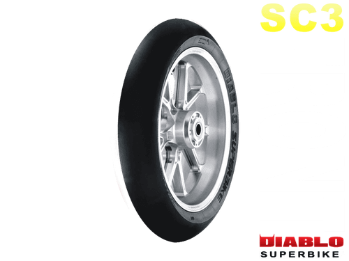 Pirelli Diablo Superbike (SC3) Front 120/70
(Tire Warmers NOT Required)