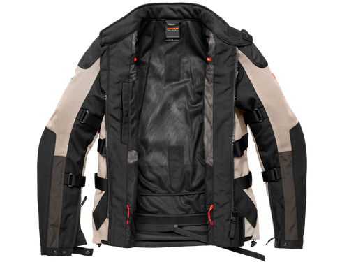 Spidi Netrunner Adv Motorcycle Jacket Sand / Black