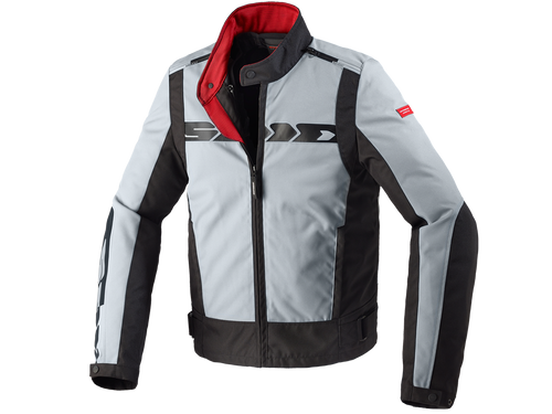Spidi Solar Tex Motorcycle Jacket Grey / Black