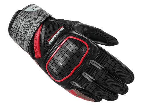 Spidi X-Force Motorcycle Summer Touring Gloves Black / Red