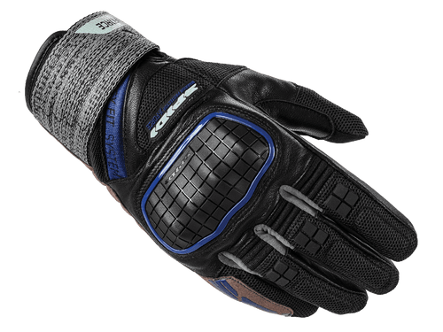 Spidi X-Force Motorcycle Summer Touring Gloves Black / Blue